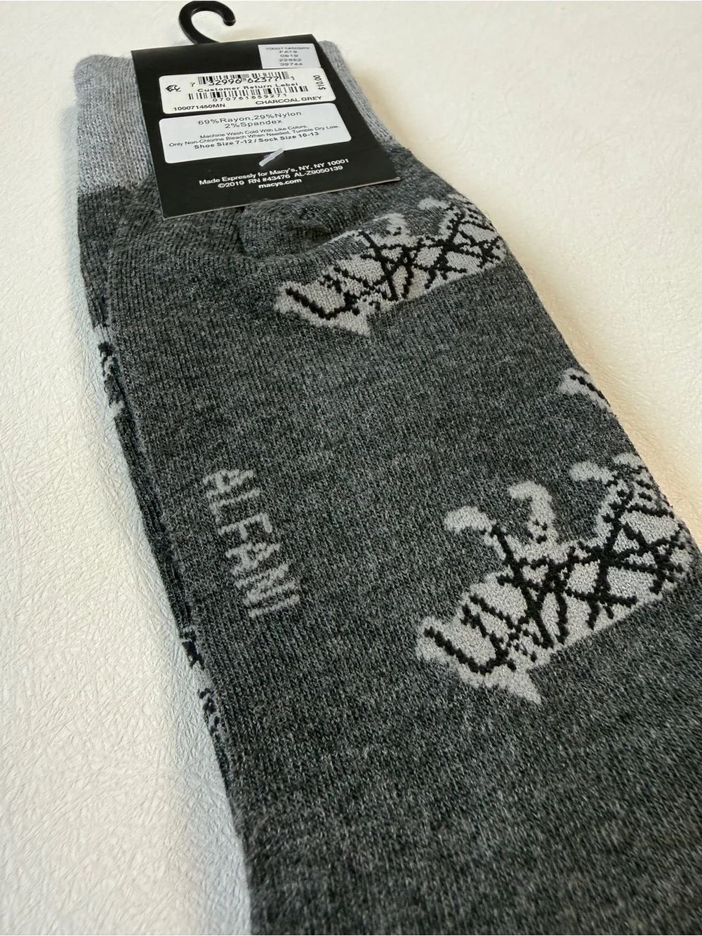 ALFANI Gray Dress Socks | NWT